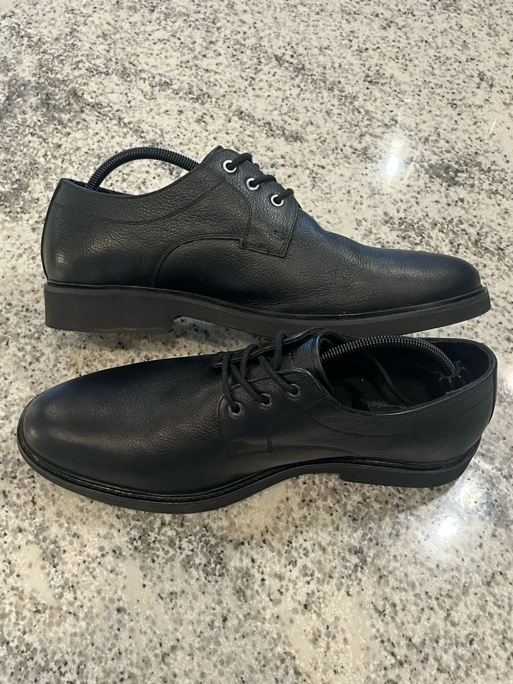 Hush Puppies Men’s Size 13 Detroit Plain Toe Oxford Black Shoes Laces
